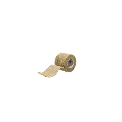 Bandage Compression Fabric 1"x5yd Latex Non-Sterile Cohesive Tan 30rls/Box - Surgical Supplies NY